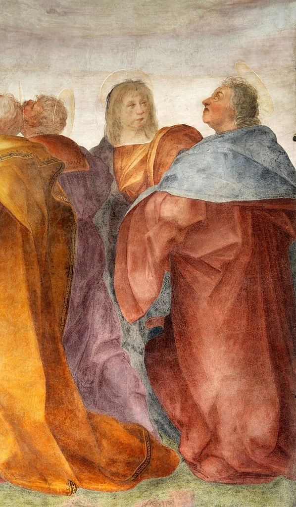 Fiorentino - Assunzione della Madonna, Chiesa della ss. Annunziata, Firenze, dettaglio